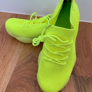 Neon Yellow Sneakers